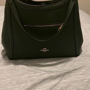 Gently used Coach Hunter Green Tote.